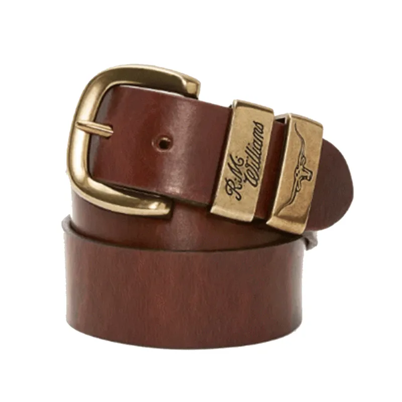 RM Williams Drover Belt Mid Brown