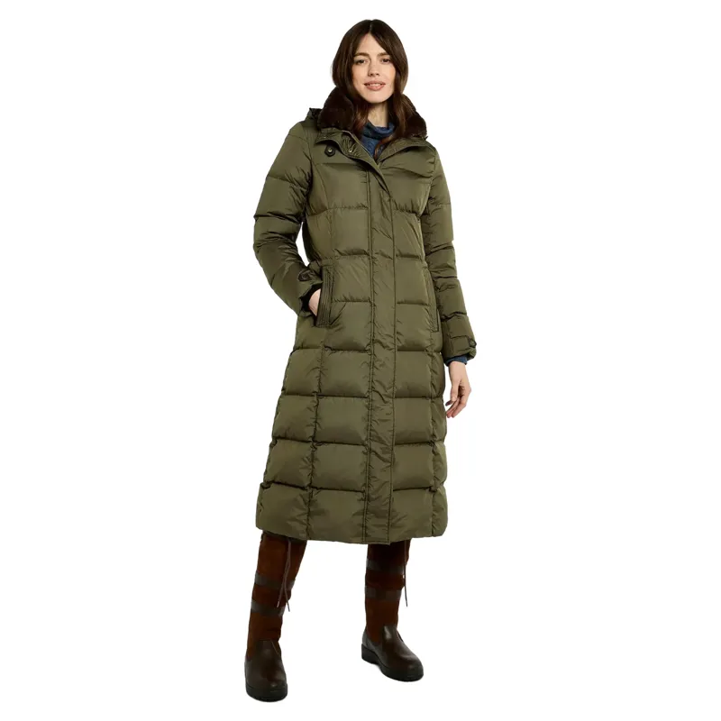 Dubarry Aldborough Down Coat Olive-4