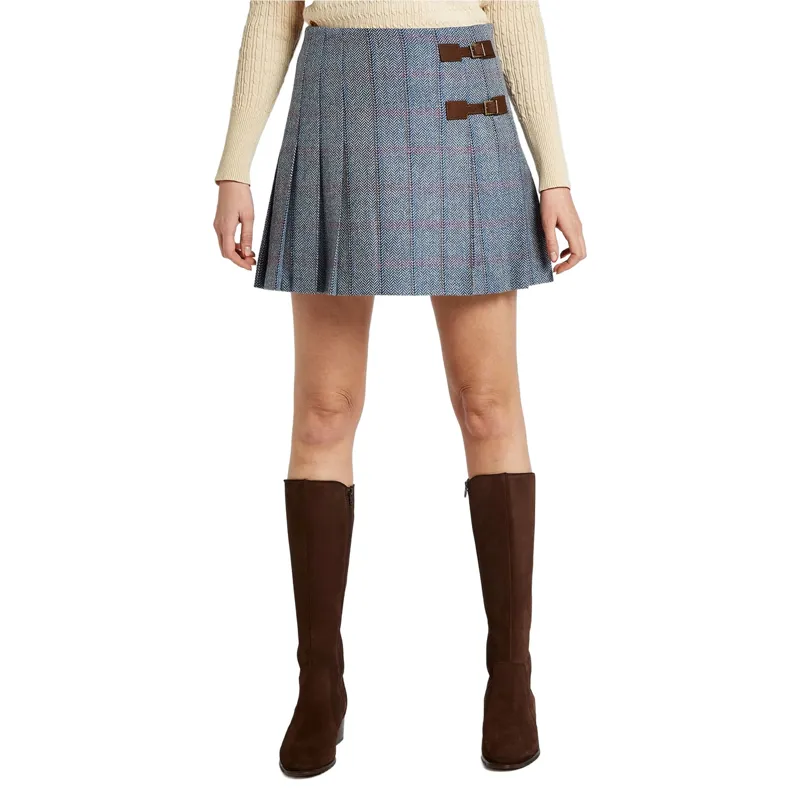 Dubarry Blossom Denim Haze Tweed Skirt-3