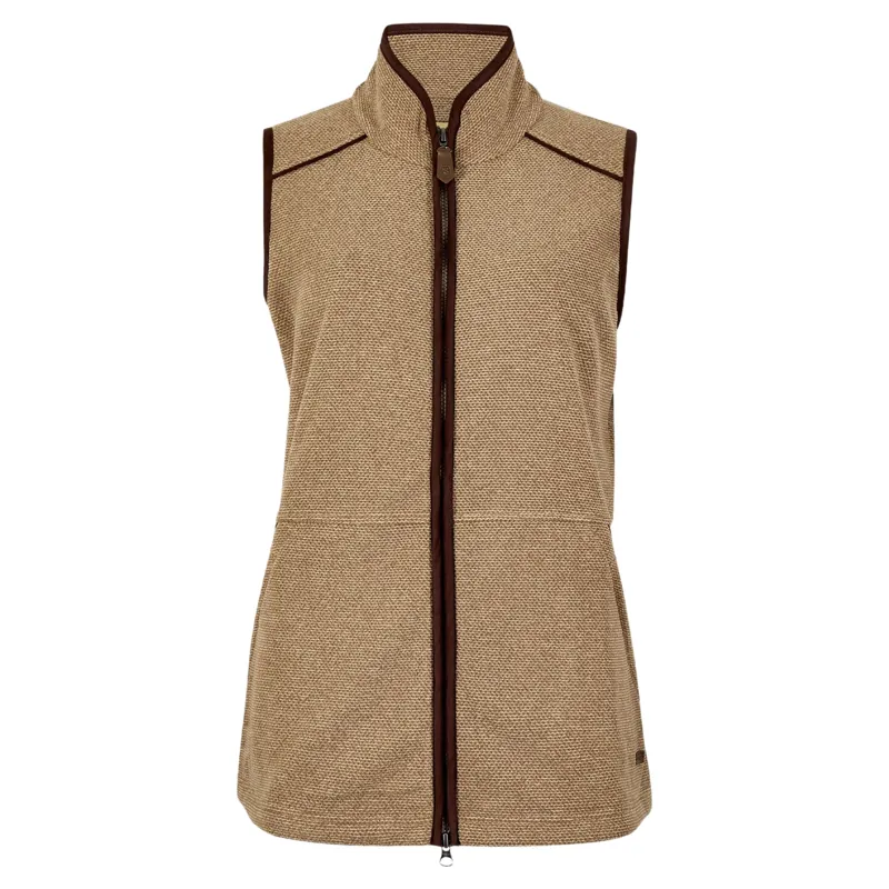 Dubarry Carbury Fleece Gilet in Elk