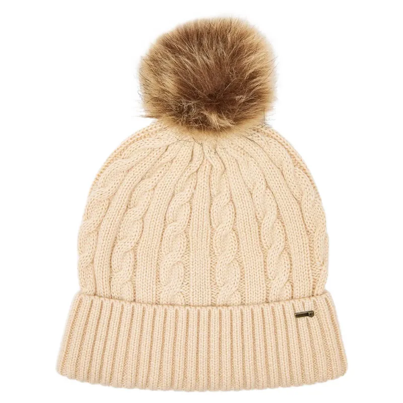 Dubarry Forester Bobble Hat Chalk