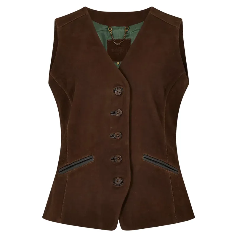 Dubarry Greville Ladies Tailored Waistcoat Walnut