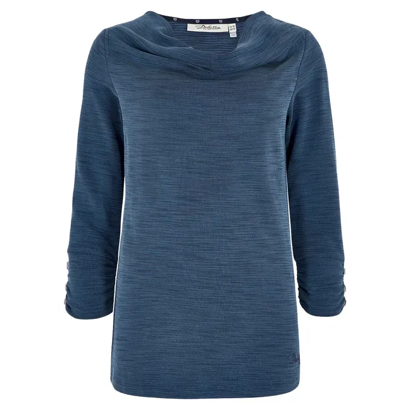 Dubarry Hillgrove Cowl Neck Top Navy