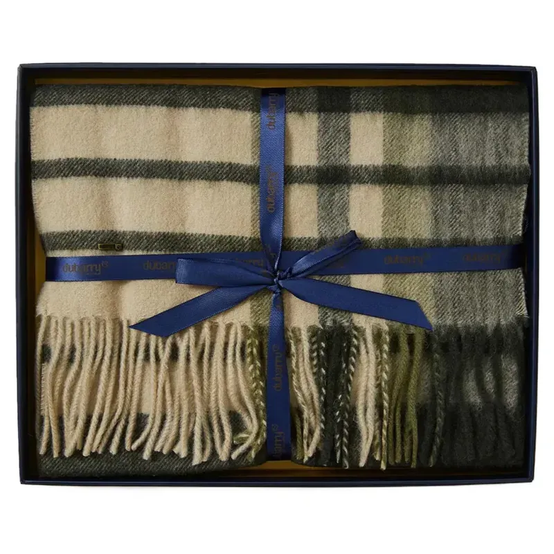 Dubarry Kildavin Wool Scarf Olive-1