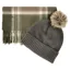 Newbawn Hat And Scarf Gift Set Dusky Green