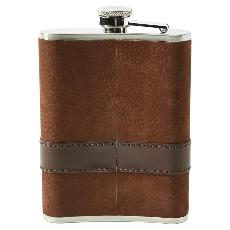 Dubarry Rugby Hip Flask Walnut-2