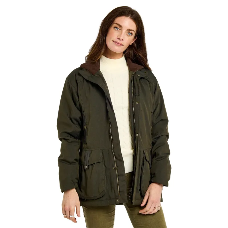 Dubarry Sherwood Waterproof Jacket Olive-5