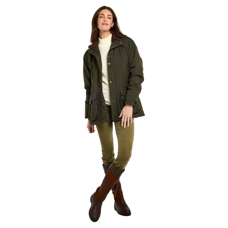 Dubarry Sherwood Waterproof Jacket Olive-6