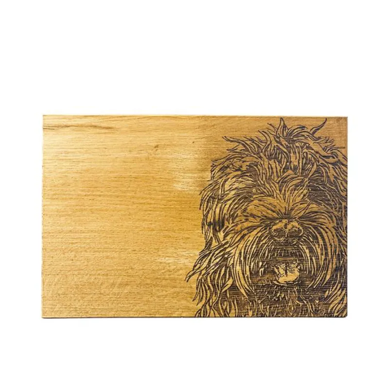 Scottish Made Cockapoo Oak Serving Board -2