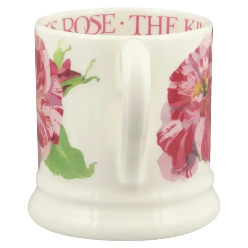 Emma Bridgewater David Austin The King's Rose 1/2 Pint Mug in Pink-2