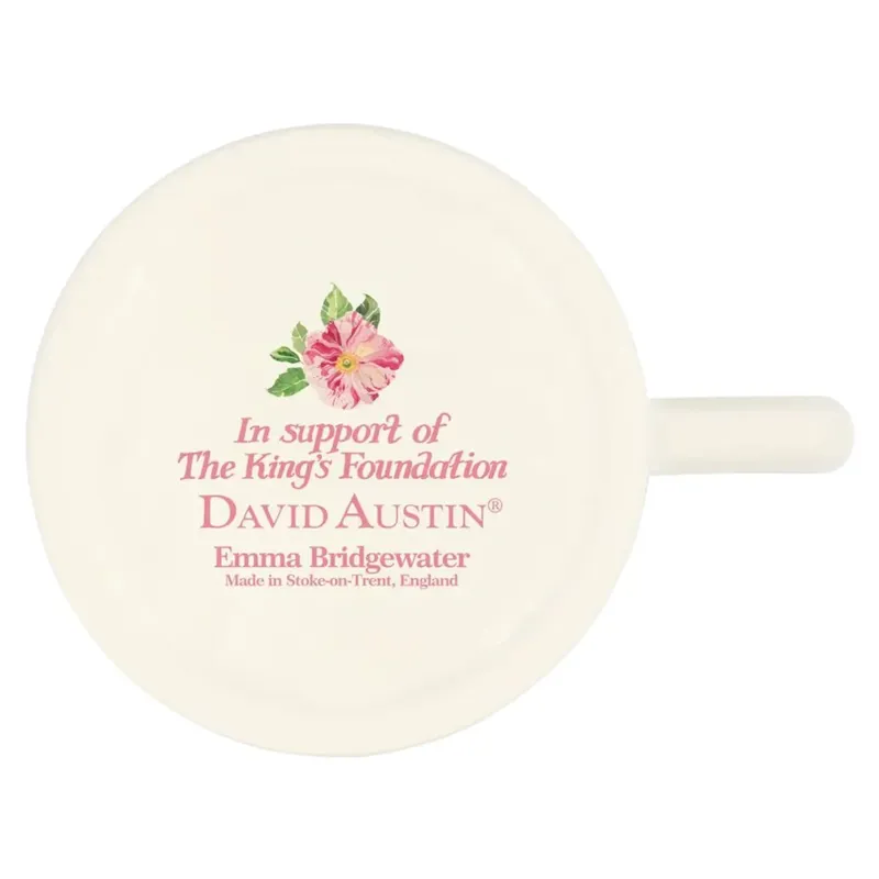 Emma Bridgewater David Austin The King's Rose 1/2 Pint Mug in Pink-4