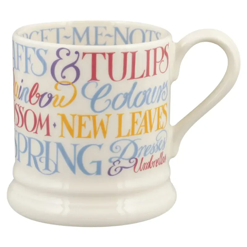 Emma Bridgewater Easter Toast Daffodils and Tulips 1/2 Pint Mug-1