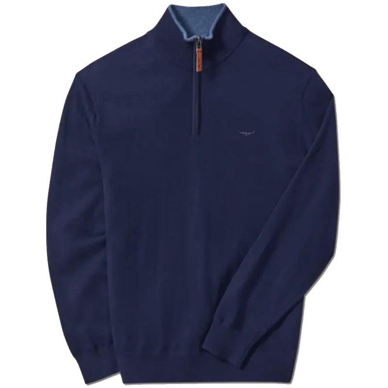 RM Williams Ernest Sweater Navy