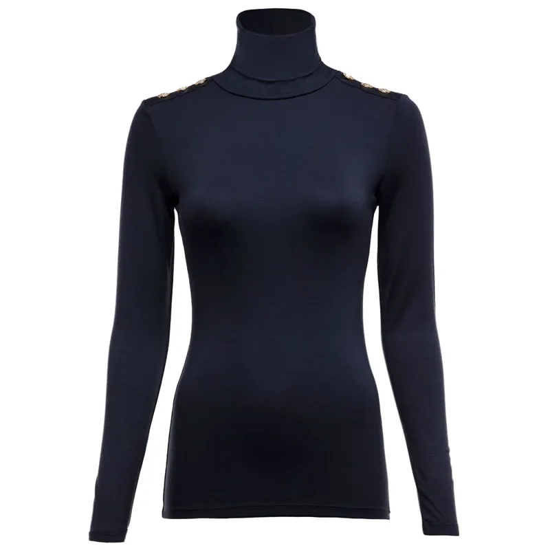 Holland Cooper Essential Roll Neck Ink Navy
