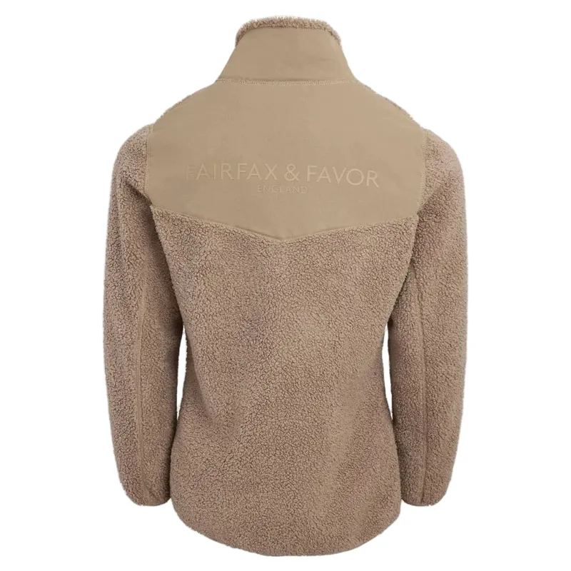 Fairfax and Favor Agnes Fleece Jacket in Fawn-1