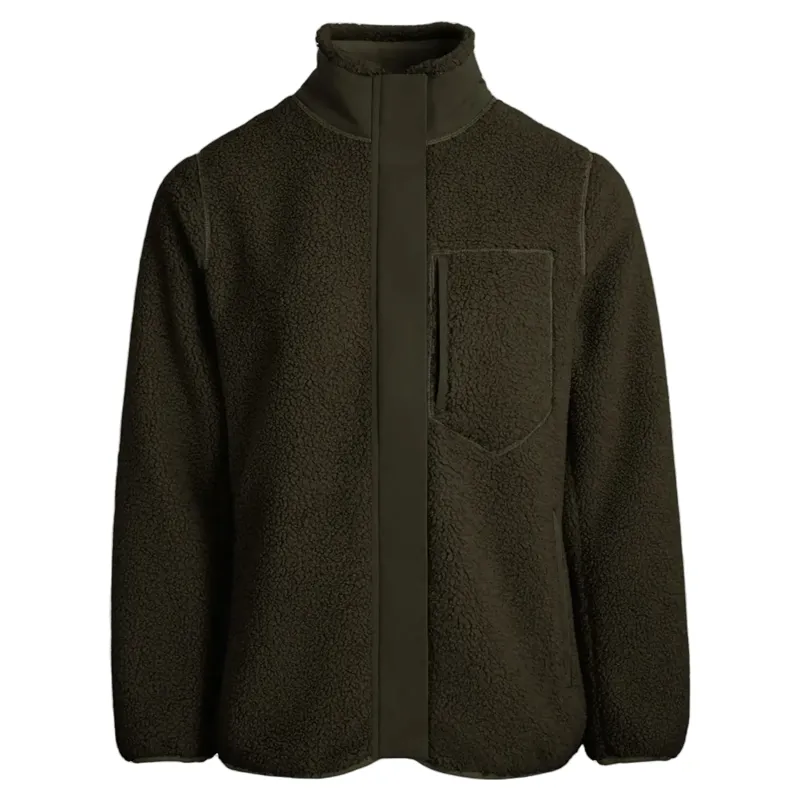 Fairfax and Favor Agnes Fleece Jacket in Khaki
