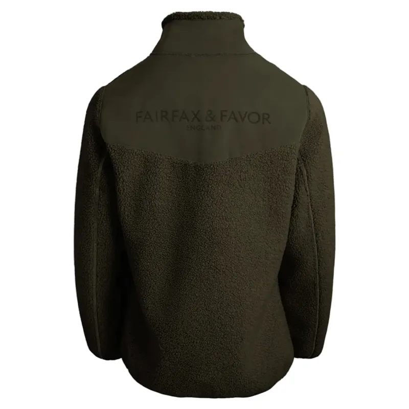 Fairfax and Favor Agnes Fleece Jacket in Khaki-1