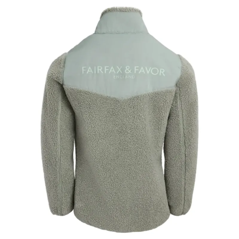 Fairfax and Favor Agnes Fleece Jacket in Pistachio-1