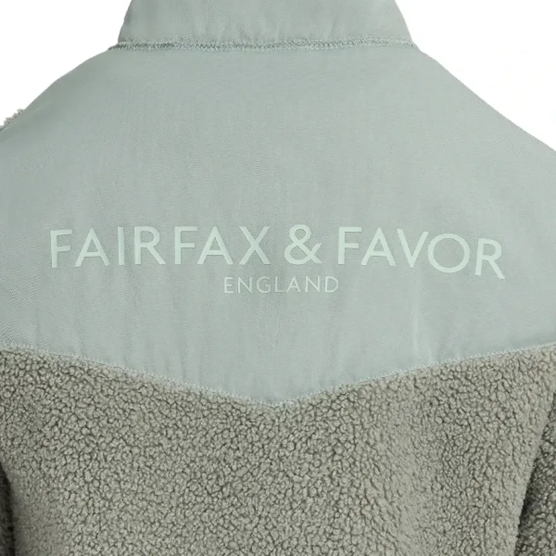 Fairfax and Favor Agnes Fleece Jacket in Pistachio-10