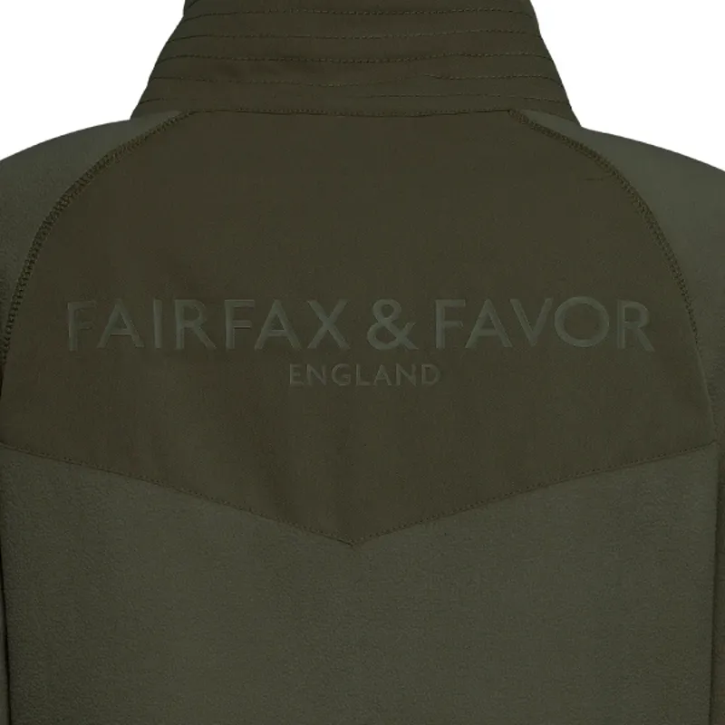 Fairfax and Favor Aria 1/4 Zip Fleece in Khaki-2