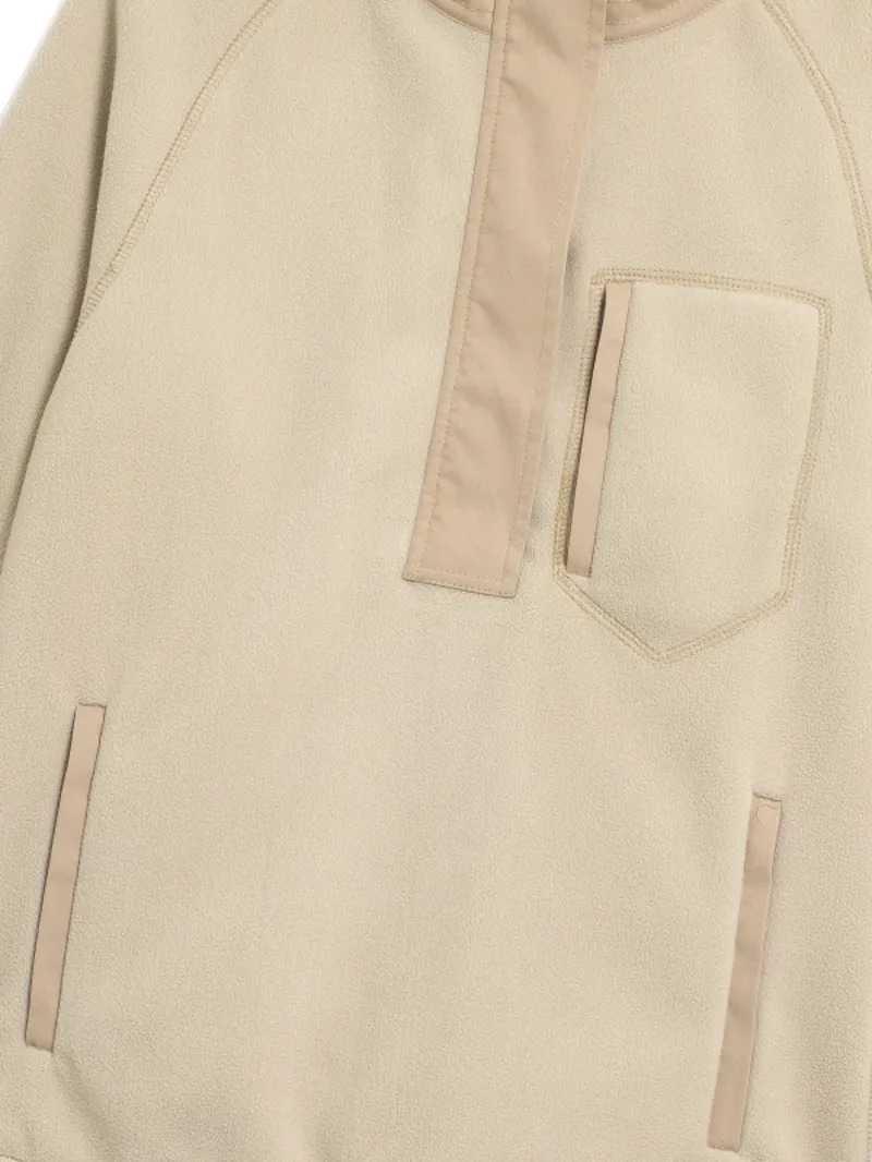 Fairfax and Favor Aria 1/4 Zip Fleece in Oatmeal-6