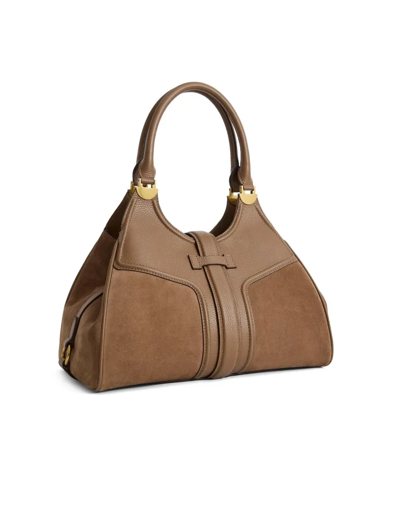 Fairfax and Favor Aviemore Suede Shoulder Bag in Tan-2