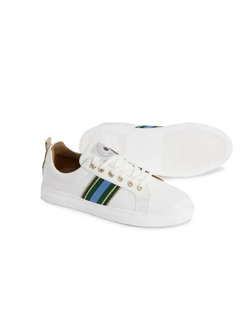 Fairfax and Favor Boston Women's Trainer in Clover Green/Sky Blue-4