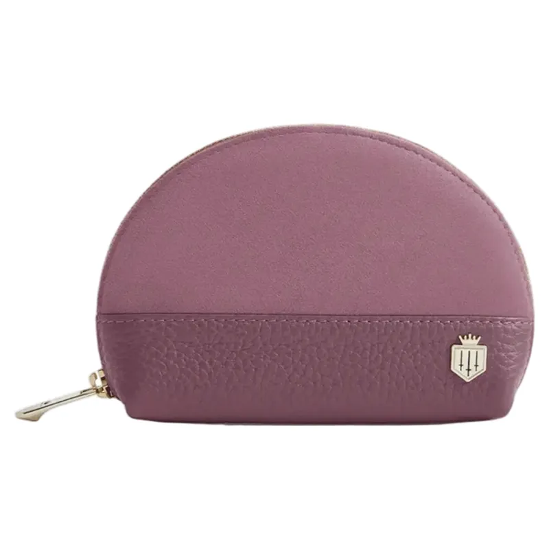 Fairfax and Favor Chiltern Coin Purse in Heather Suede
