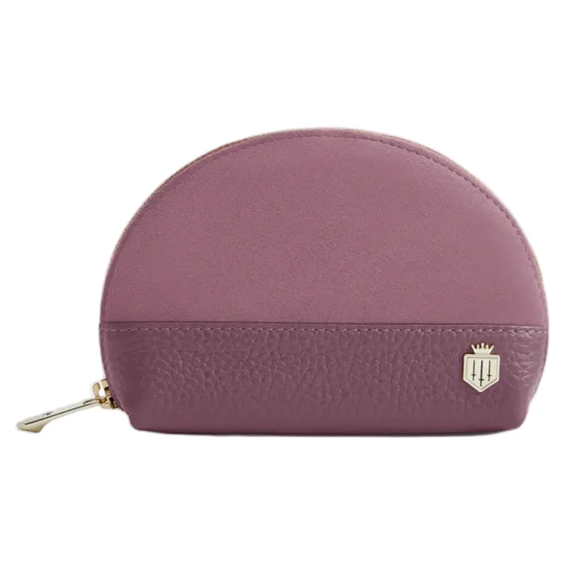 Fairfax and Favor Chiltern Coin Purse in Heather Suede-1