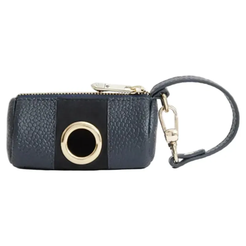 Fairfax and Favor Dog Bags Holder Navy Scotchgrain-2