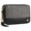 Fairfax and Favor Finsbury Cross Body Bag Herringbone Black Leather