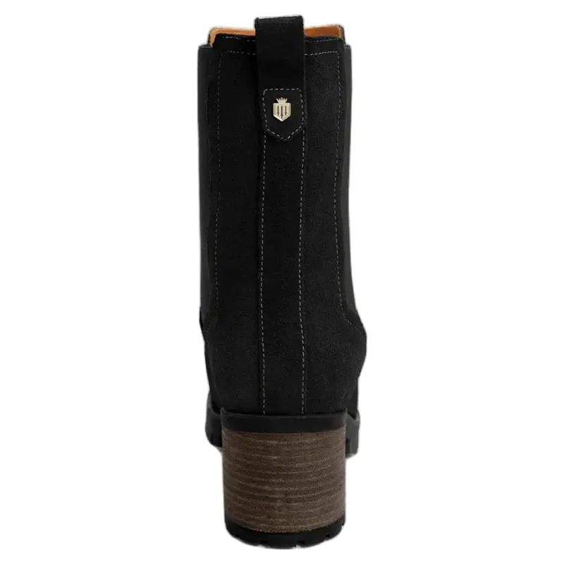 Fairfax and Favor Heeled Boudica Black Suede-1