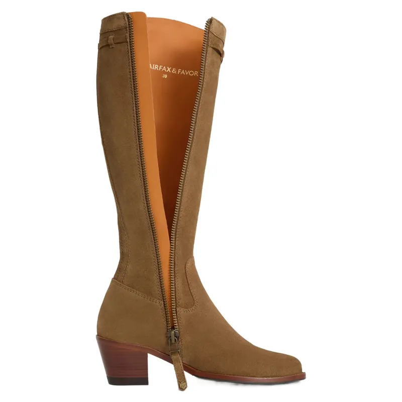 Fairfax and Favor Heeled Kimberley Tan Suede-4