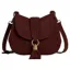 Fairfax and Favor Langham Messenger Bag in Port Suede