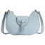 Fairfax and Favor Micro Mini Windsor Cross Body Suede in Sky Blue