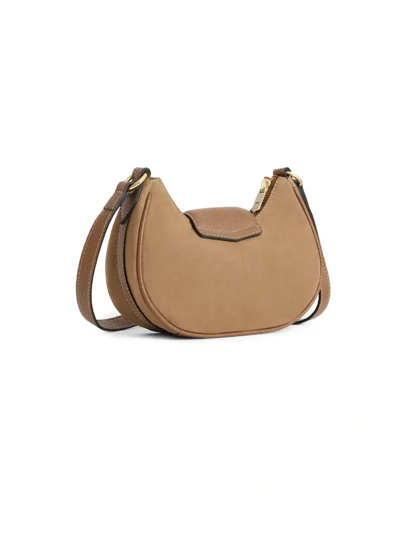 Fairfax and Favor Micro Mini Windsor Cross Body Suede in Tan-2