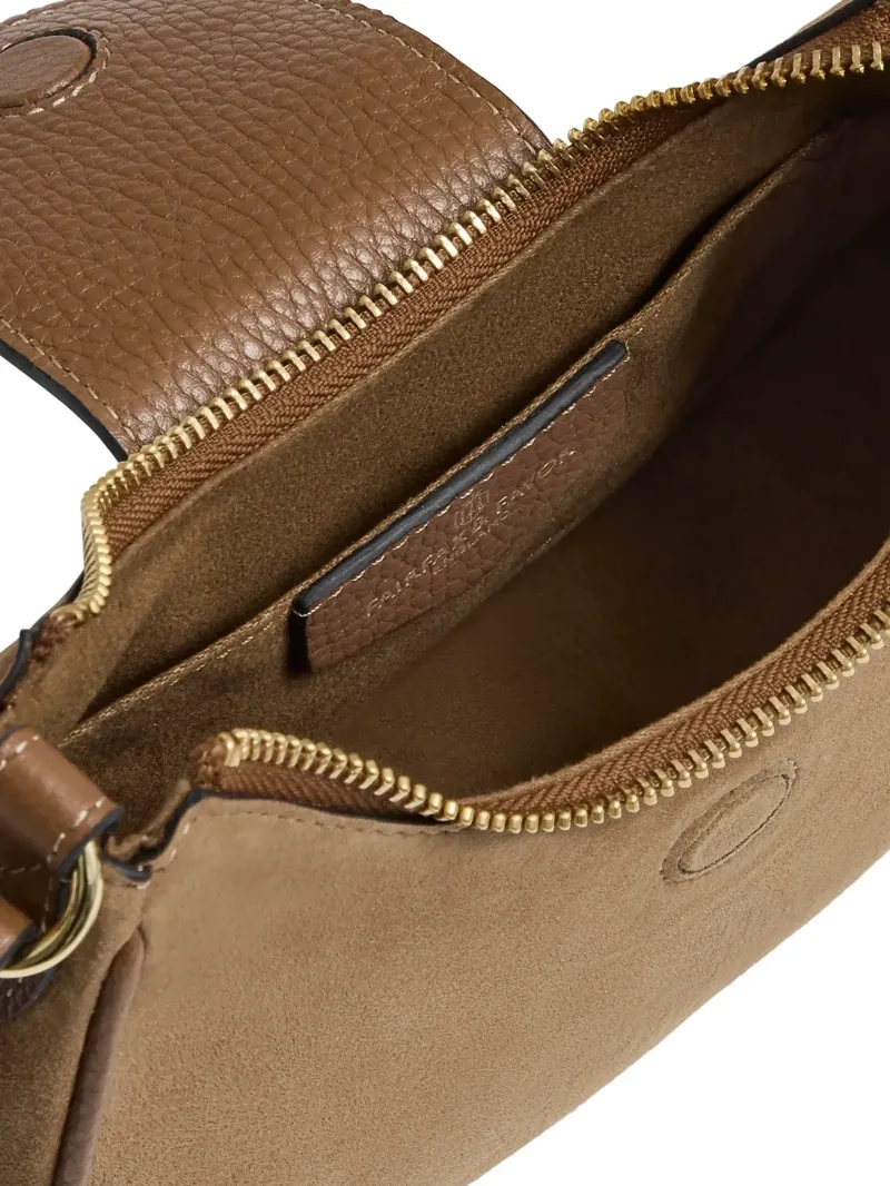 Fairfax and Favor Micro Mini Windsor Cross Body Suede in Tan-3