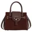 Fairfax and Favor Mini Windsor Handbag in Port Suede