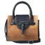 Fairfax and Favor Mini Windsor Handbag in Tan/Navy