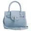 Fairfax and Favor Mini Windsor Handbag Suede in Sky Blue