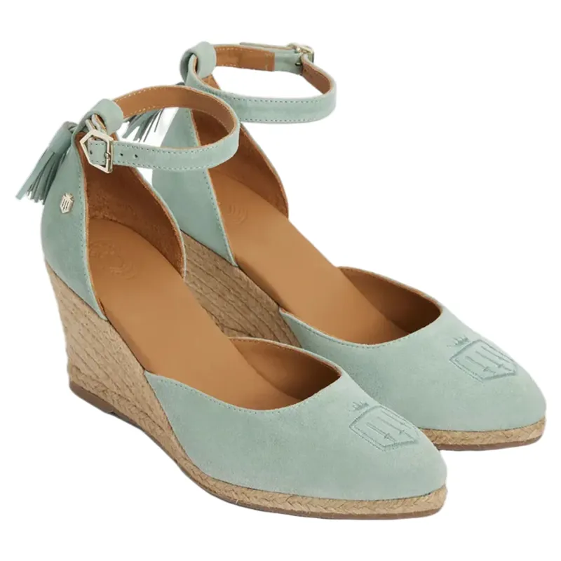 Fairfax and Favor Monaco Wedge Mint Suede