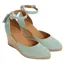 Fairfax and Favor Monaco Wedge Mint Suede