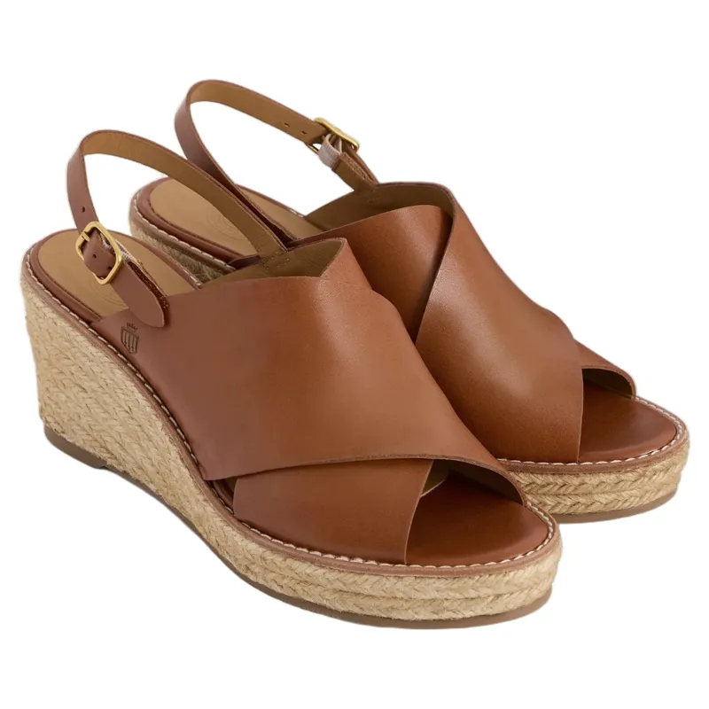 Fairfax and Favor Morella Wedge Leather in Tan