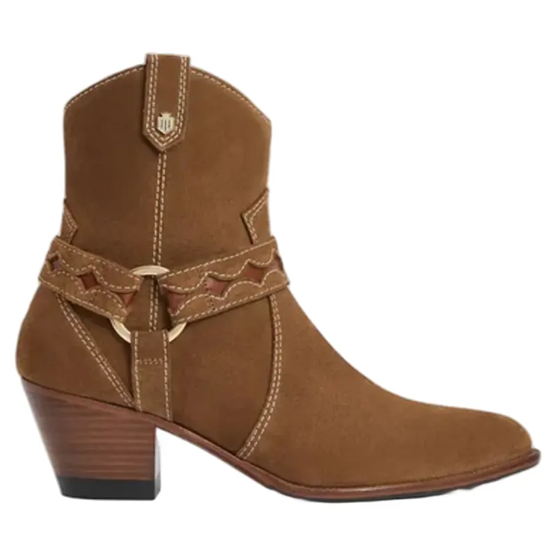 Fairfax and Favor Ohio Ankle Boot Tan Suede-3