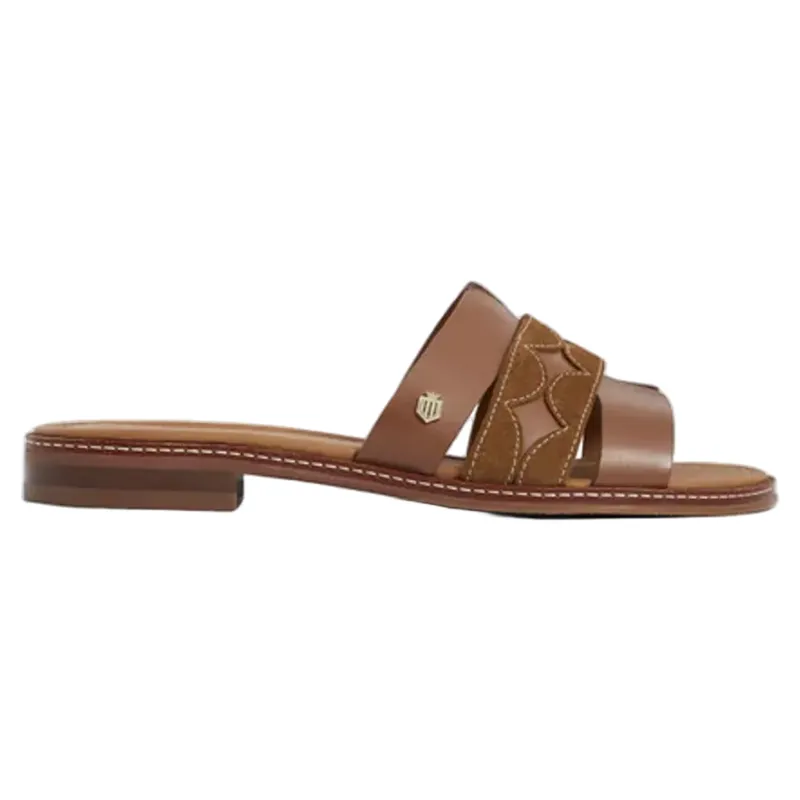 Fairfax and Favor Ohio Sandal Tan Suede-1
