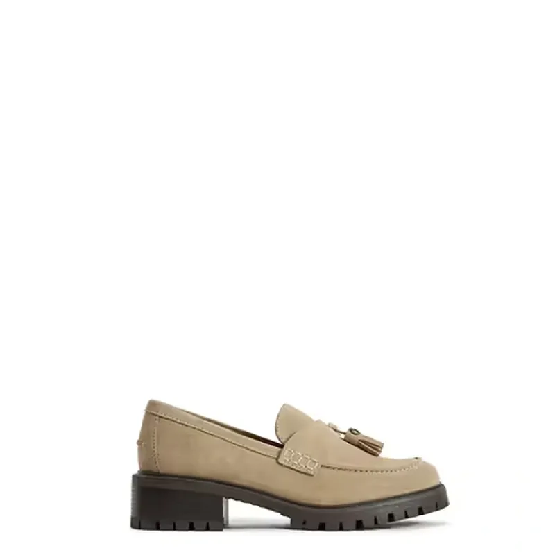 Fairfax and Favor Putney Loafer Suede in Fawn-1