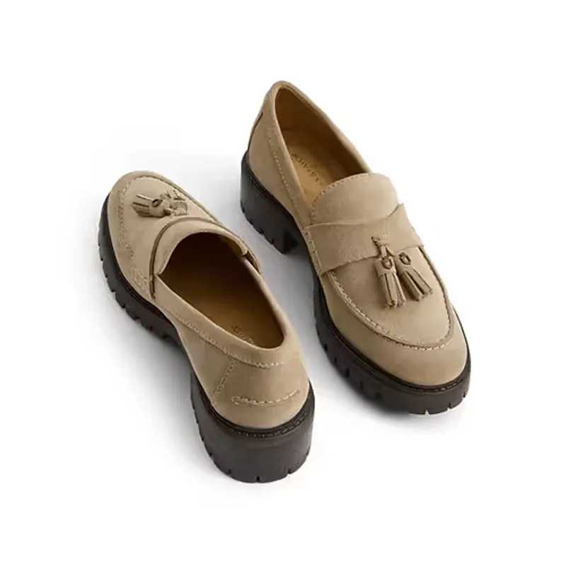 Fairfax and Favor Putney Loafer Suede in Fawn-7
