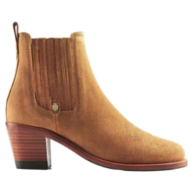 Fairfax and Favor Rockingham Ankle Boot Tan Suede-3