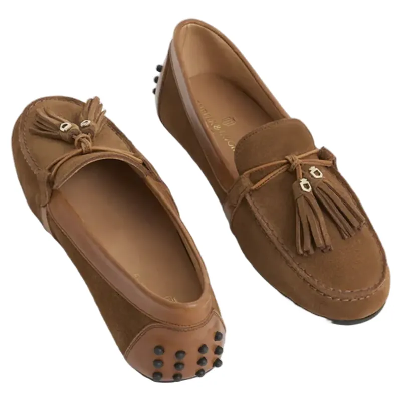 Fairfax and Favor Rutland Driver Tan Suede-1