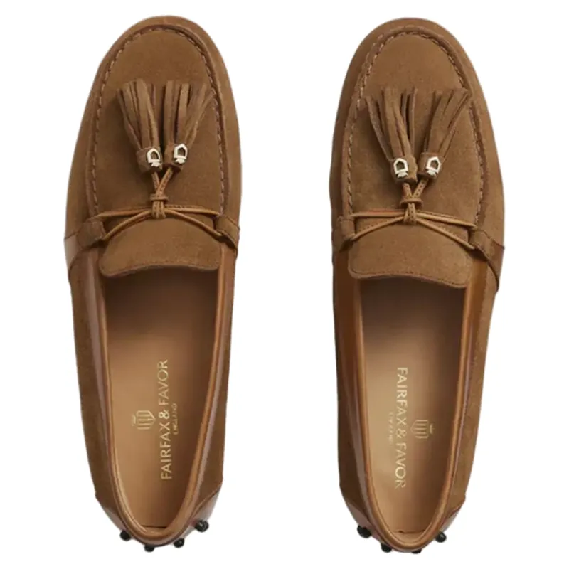 Fairfax and Favor Rutland Driver Tan Suede-3